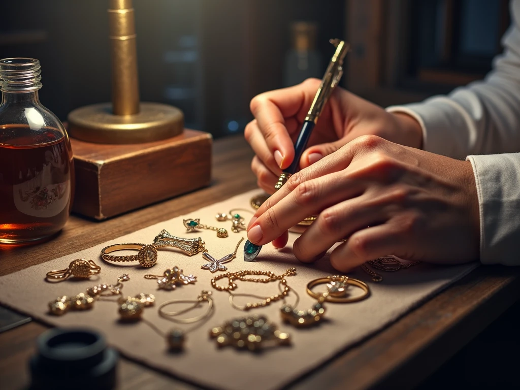 Sieraden onderhoud van Prexalonax