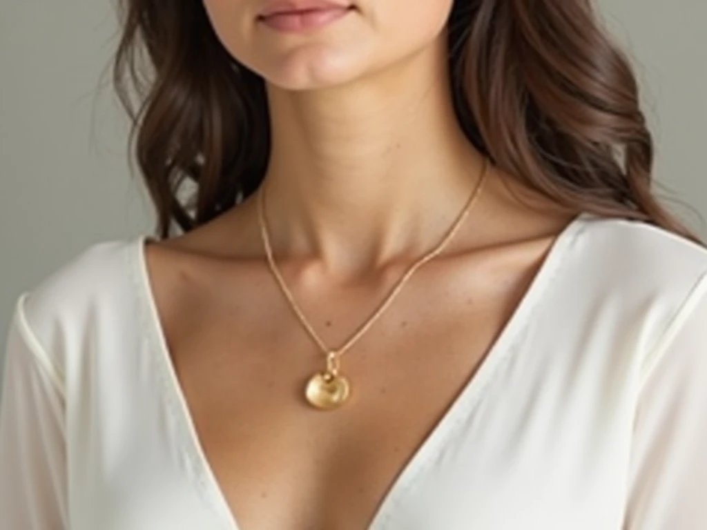 Minimalistische ketting van Prexalonax