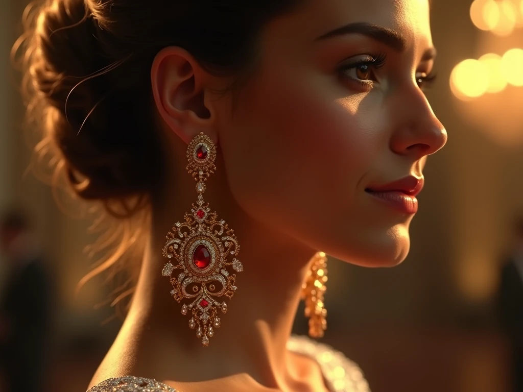 Gouden oorbellen van Prexalonax