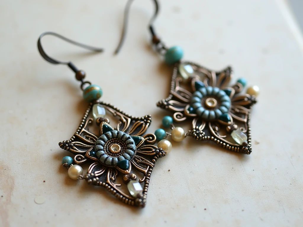 Handgemaakte oorbellen van Prexalonax