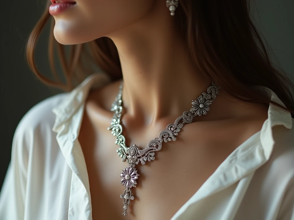 Zilveren ketting van Prexalonax